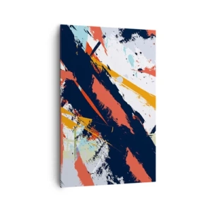 Schilderen op canvas - Dynamische compositie - 80x120 cm