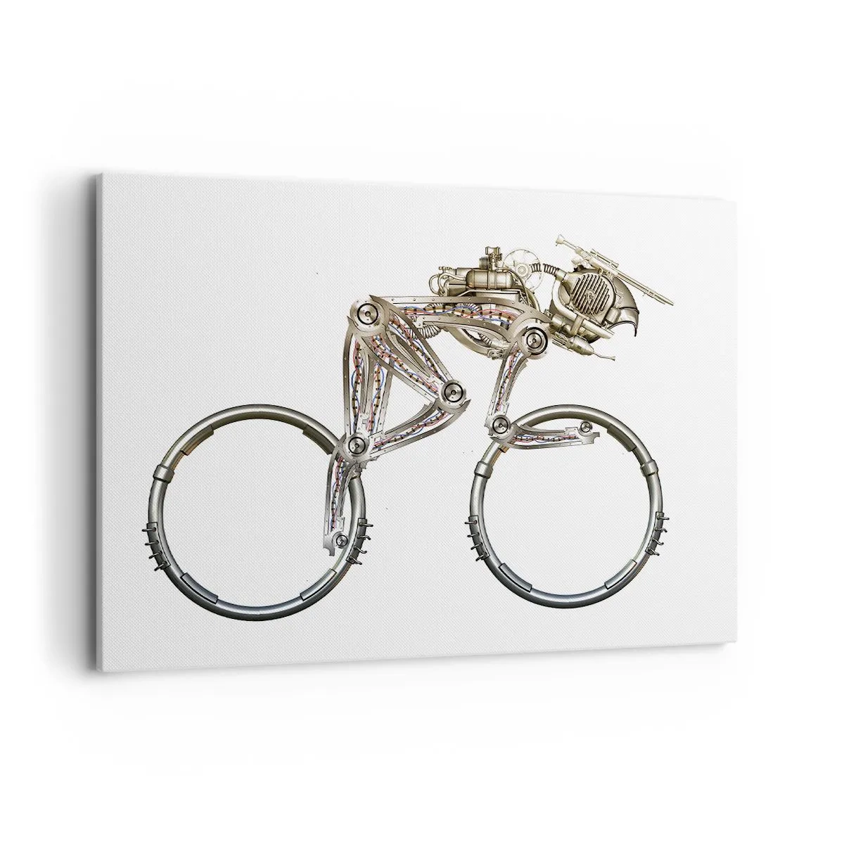 Schilderen op canvas - Een prachtige machine - 100x70 cm