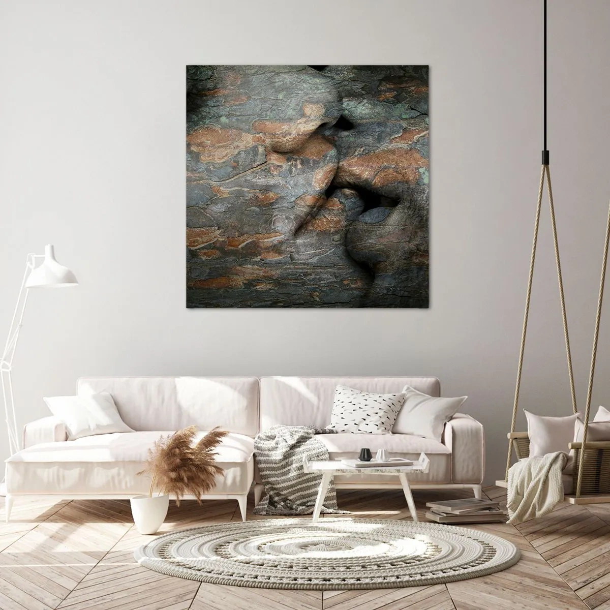 Schilderen op canvas - Voor altijd samen - 50x50 cm