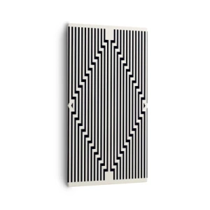 Schilderen op canvas - Geometrische illusie - 55x100 cm