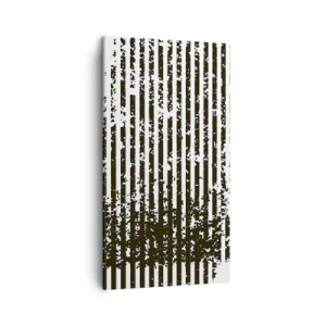 Schilderen op canvas - Ritme en ruis - 45x80 cm