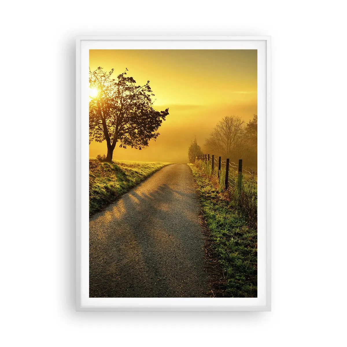 Poster in een witte lijst - Honingmiddag - 70x100 cm