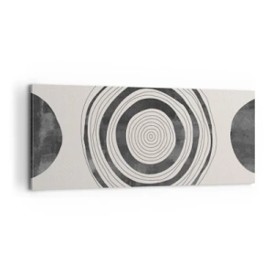 Schilderen op canvas - Wat belangrijk is, is wat er tussenin zit - 100x40 cm
