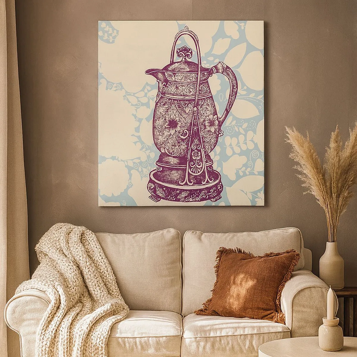 Schilderen op canvas - De schoonheid van het dagelijks leven - 30x30 cm