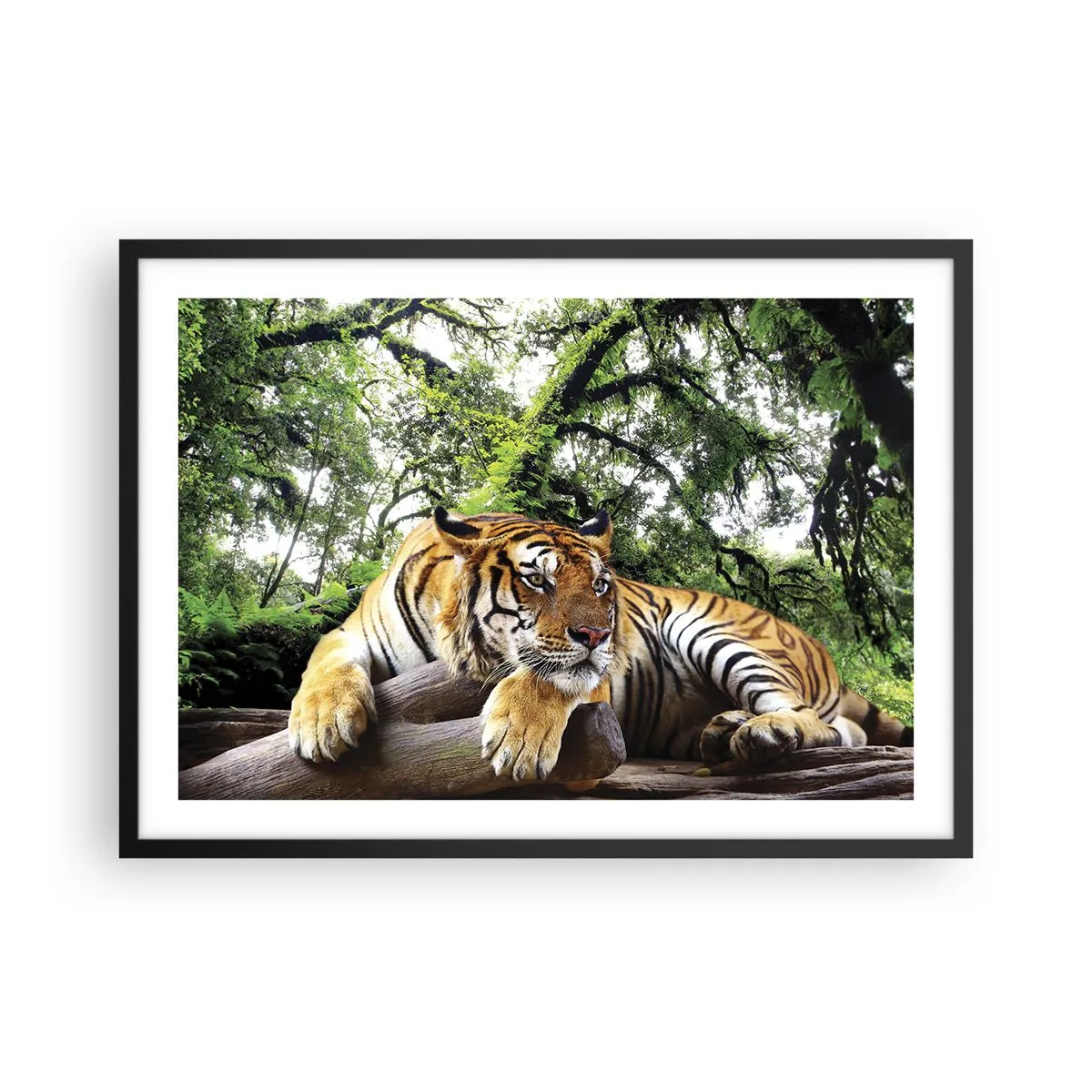 Poster in een zwarte lijst - Met vriendelijke groet - 70x50 cm