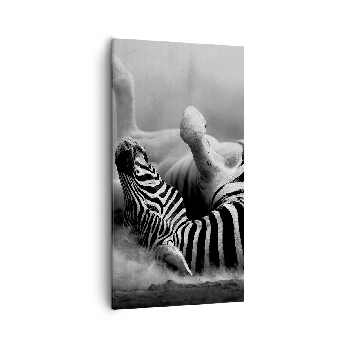 Schilderen op canvas - Niet alleen het paard zou lachen - 55x100 cm