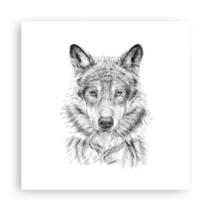 Poster - Een geboren leider - 50x50 cm