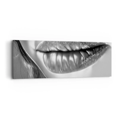 Schilderen op canvas - Ik weet waar je aan denkt... - 90x30 cm