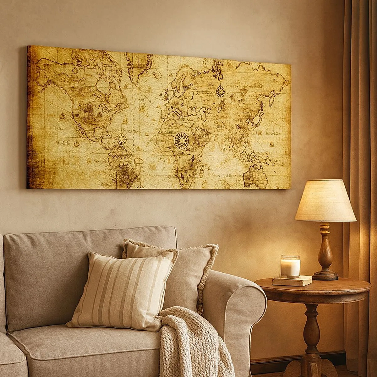 Schilderen op canvas - Hoe vreemd os deze wereld - 100x40 cm