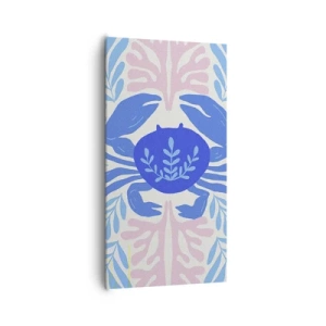 Schilderen op canvas - Als een zeebloem - 65x120 cm