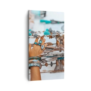 Schilderen op canvas - Lokale schatten - 45x80 cm