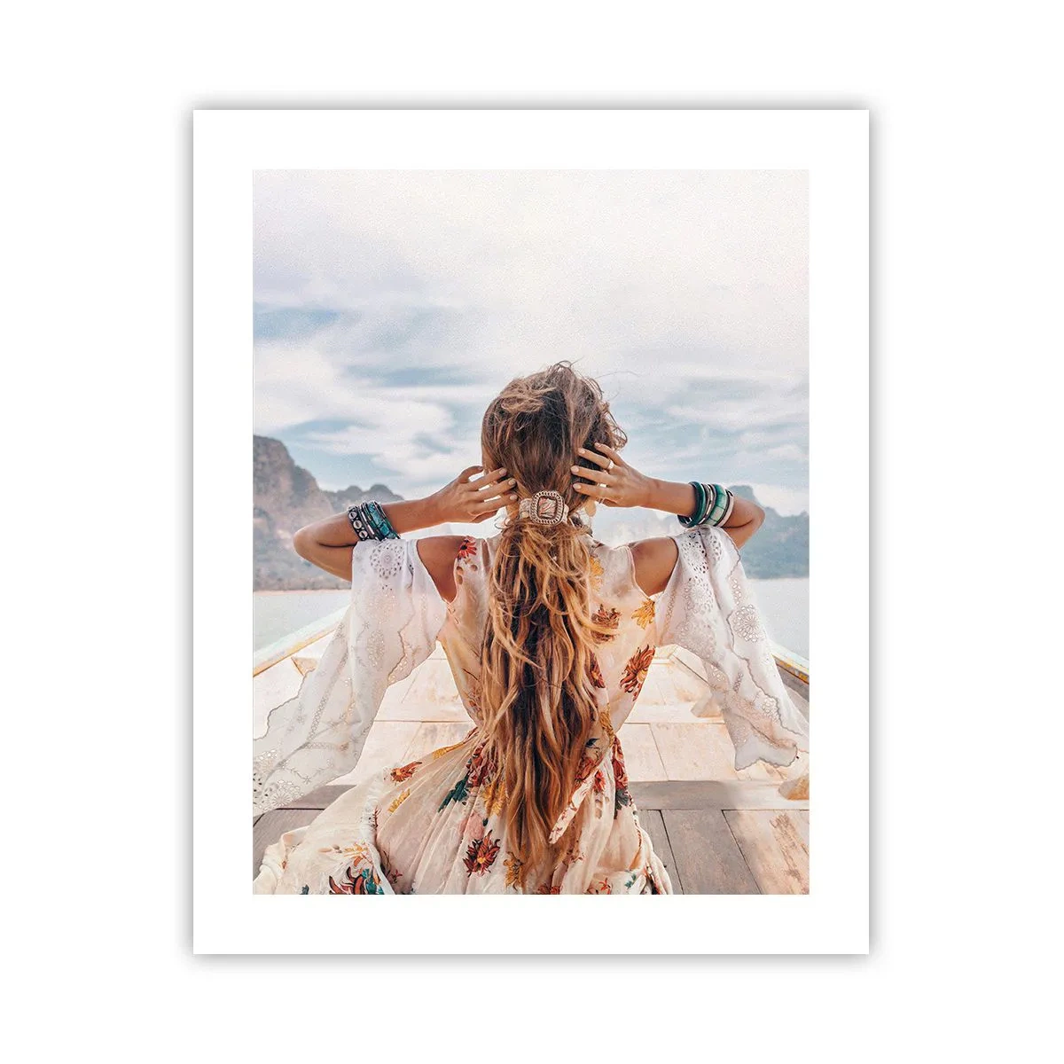 Poster - Op weg naar geluk - 40x50 cm