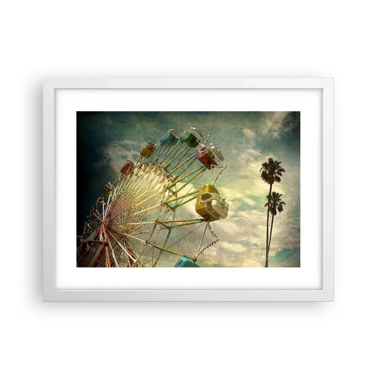 Poster in een witte lijst - Het zal zo zijn, het zal leuk zijn..., - 40x30 cm