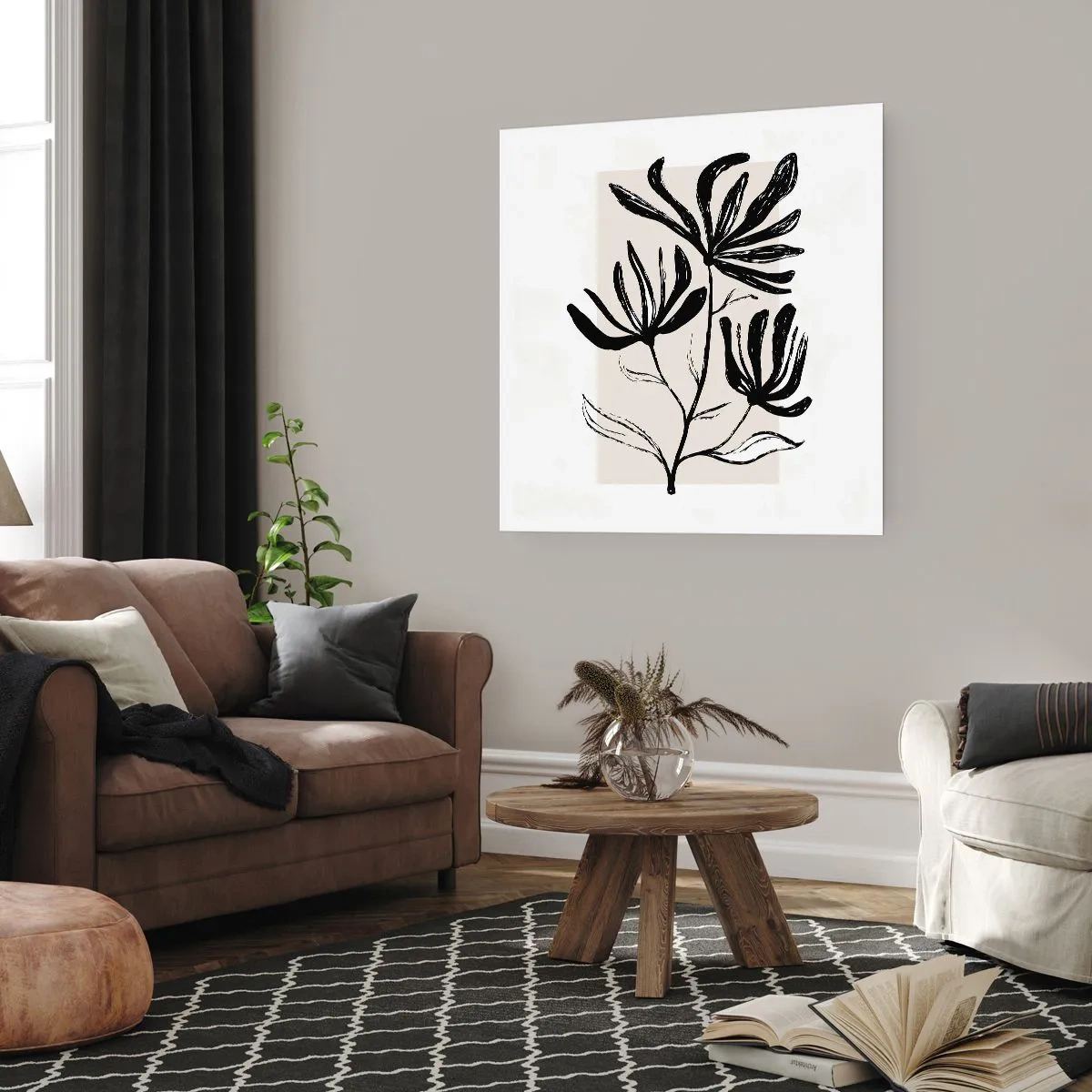 Poster - Schets voor het herbarium - 40x40 cm