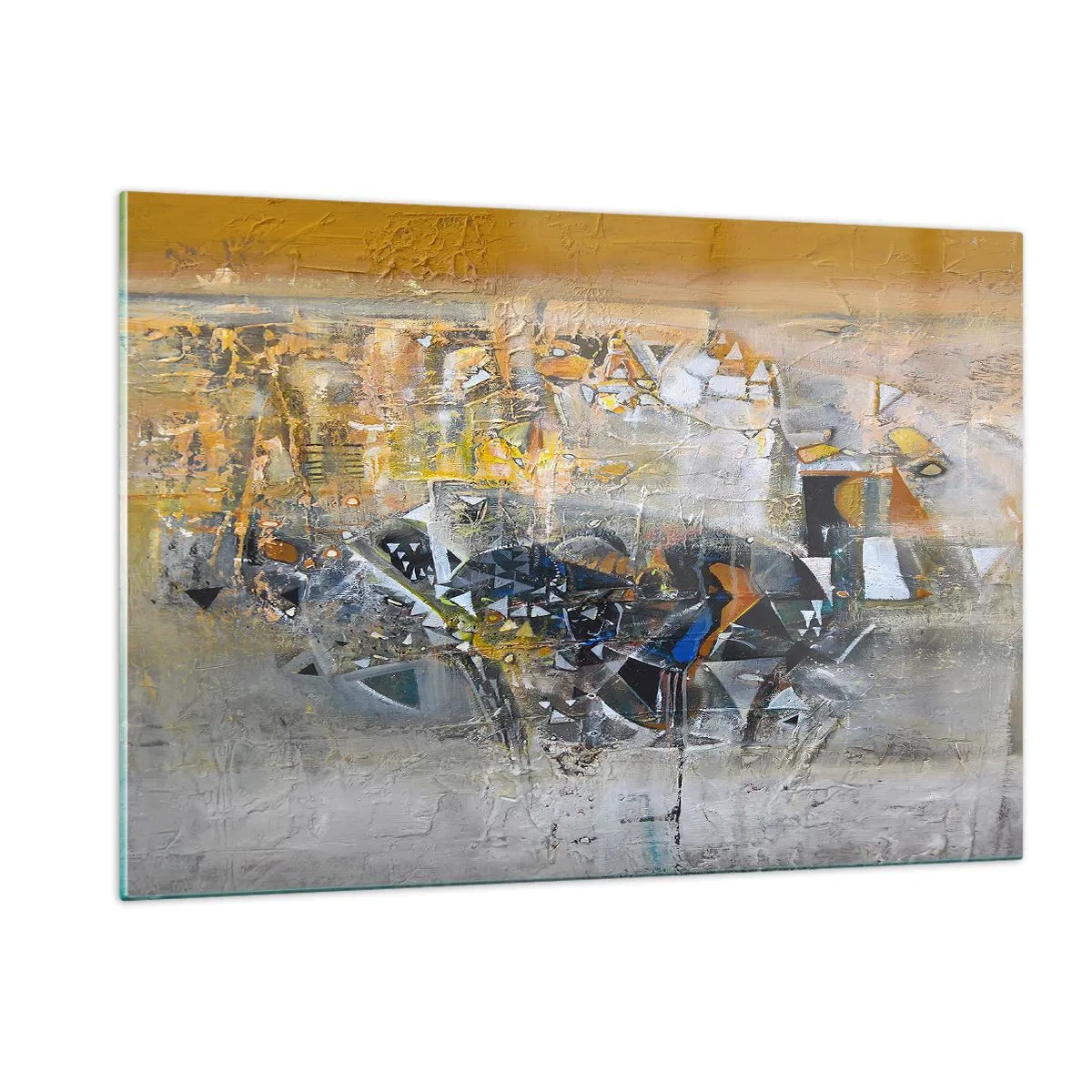 Schilderen op glas - Alles komt goed - 120x80 cm