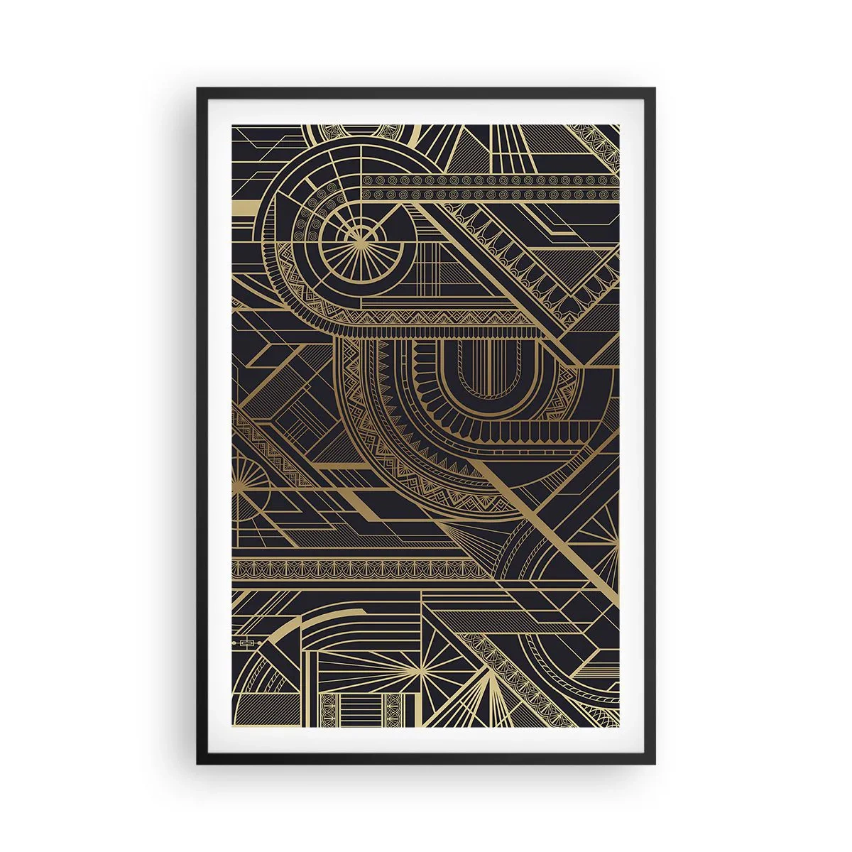 Poster in een zwarte lijst - Concepten, ideeën, plannen - 61x91 cm