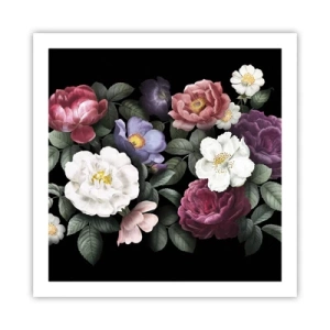 Poster - Uit de Engelse tuin - 60x60 cm