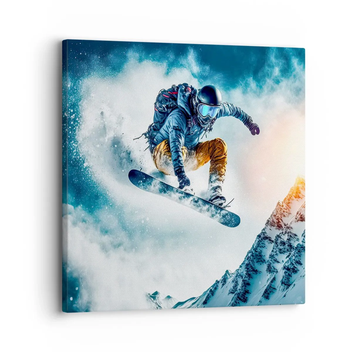 Schilderen op canvas - Extreme emoties - 30x30 cm