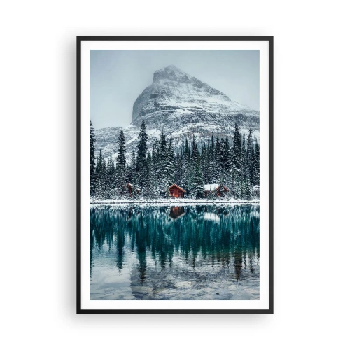 Poster in een zwarte lijst - Canadese stilte - 70x100 cm