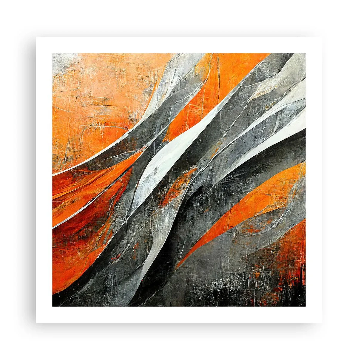 Poster - Hitte en koude - 60x60 cm