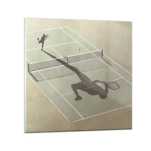 Schilderen op glas - Jezelf overwinnen - 70x70 cm