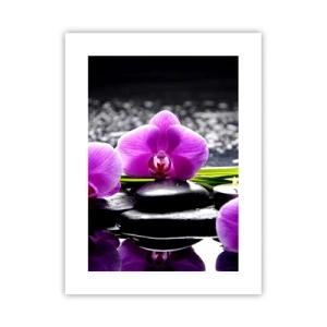 Poster - Verdrinken in rust en stilte  - 30x40 cm