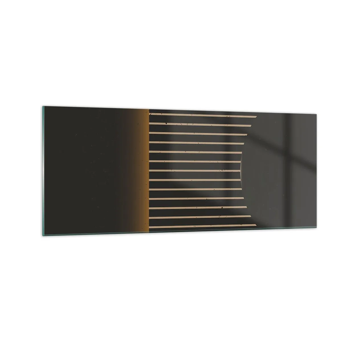 Schilderen op glas - Verken de duisternis - 100x40 cm