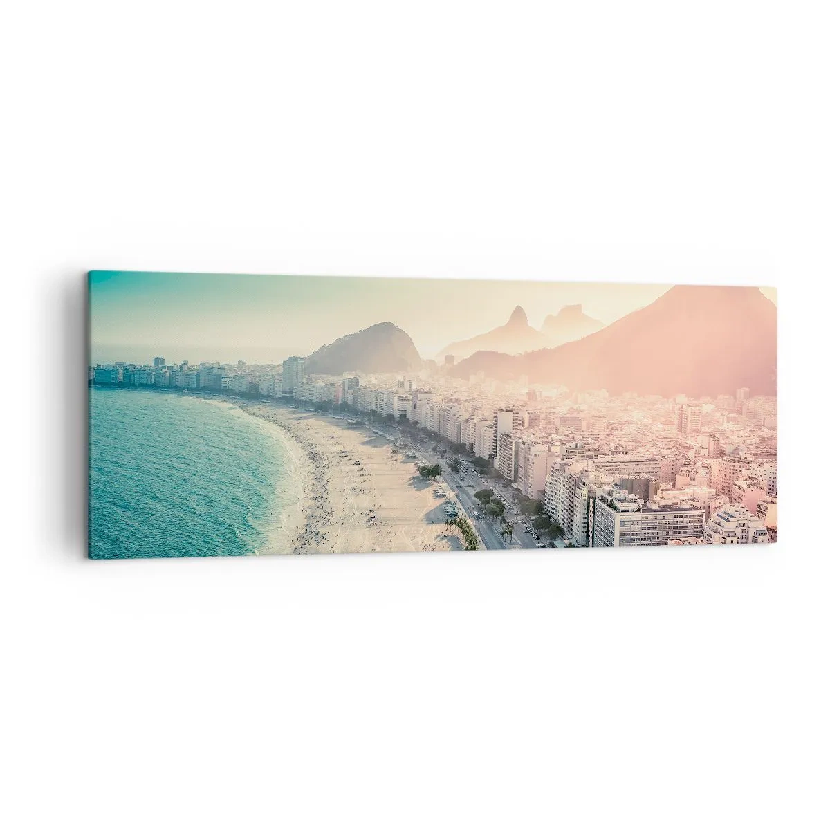 Schilderen op canvas - Eeuwige vakantie in Rio - 140x50 cm