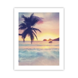 Poster - Een avond aan de baai - 40x50 cm