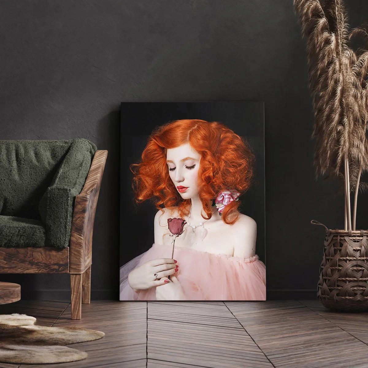 Schilderen op canvas - In barokstijl - 45x80 cm