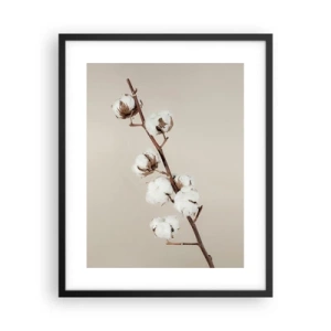 Poster in een zwarte lijst - Aan de bron van zachtheid - 40x50 cm