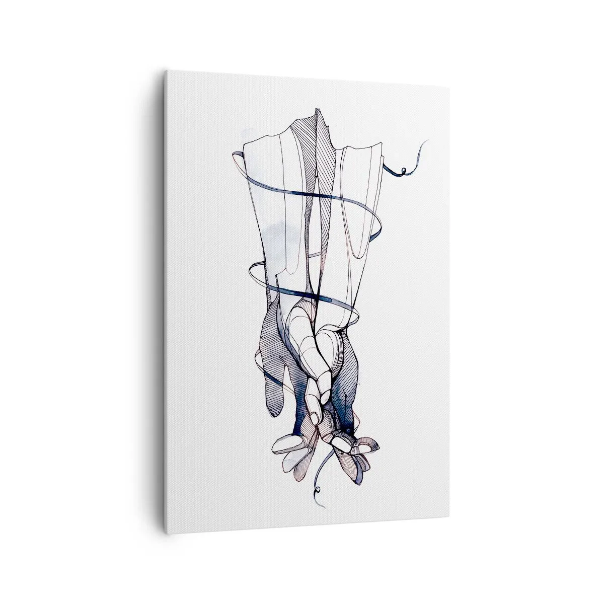 Schilderen op canvas - Touch-studie - 70x100 cm