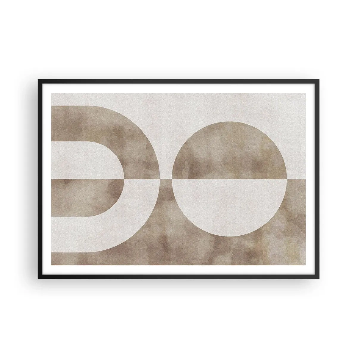 Poster in een zwarte lijst - Gelijkenissen en verschillen - 100x70 cm