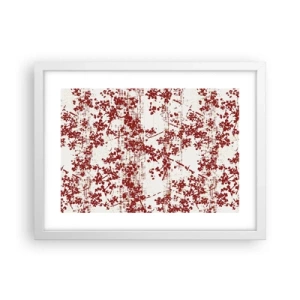 Poster in een witte lijst - Zoals oud calico - 40x30 cm