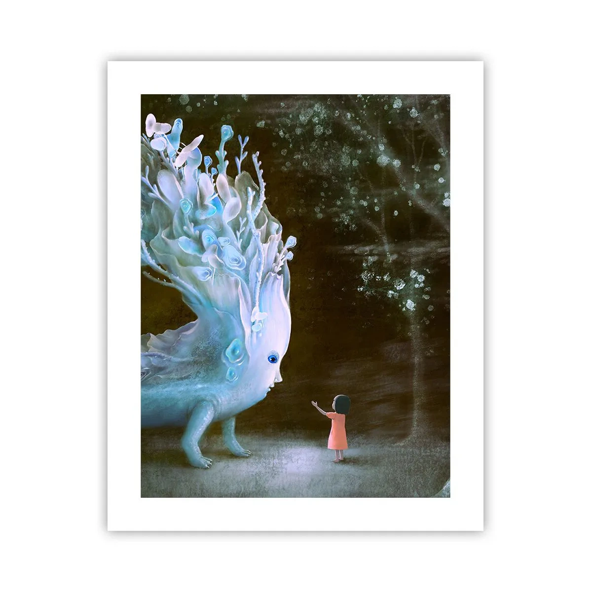 Poster - Fantastische ontmoeting - 40x50 cm