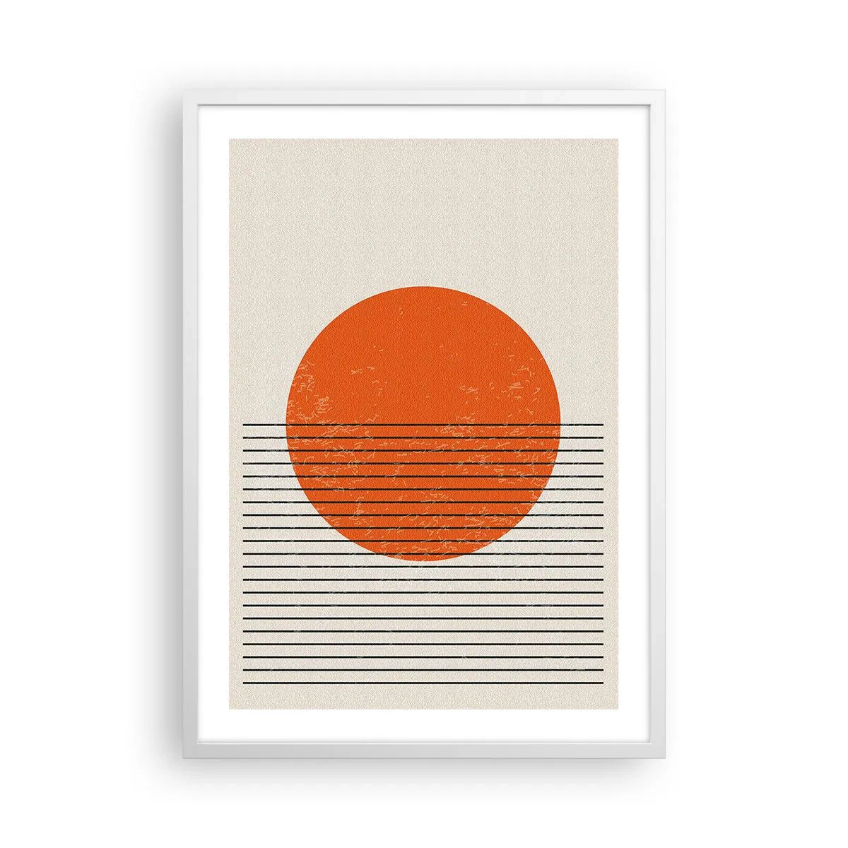Poster in een witte lijst - Altijd de zon - 50x70 cm