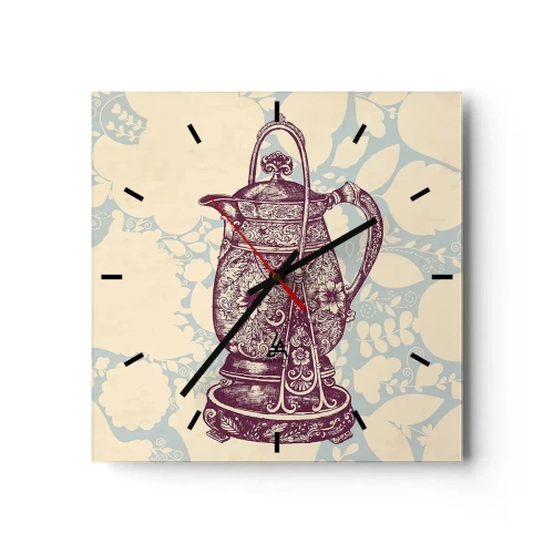 Wandklok - Klok - De schoonheid van het dagelijks leven - 40x40 cm