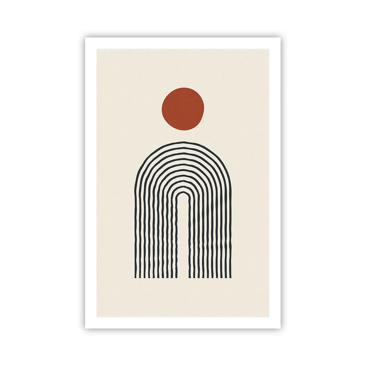 Poster - Magnetisme van vormen en kleuren - 61x91 cm
