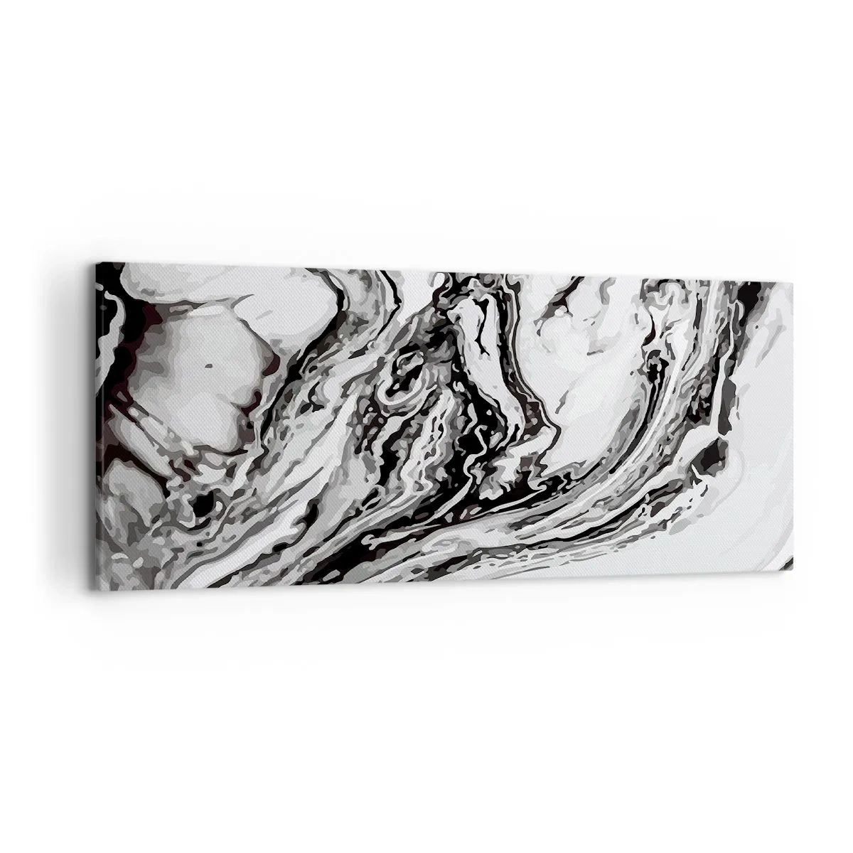 Schilderen op canvas - In het begin was er chaos - 120x50 cm