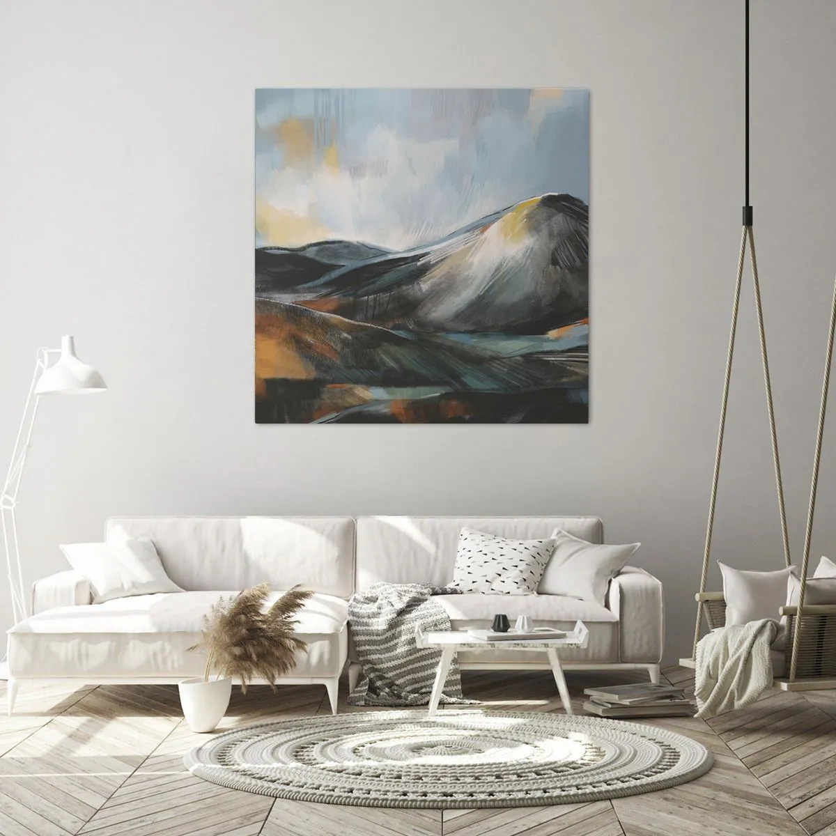 Schilderen op canvas - Ruw en prachtig - 60x60 cm