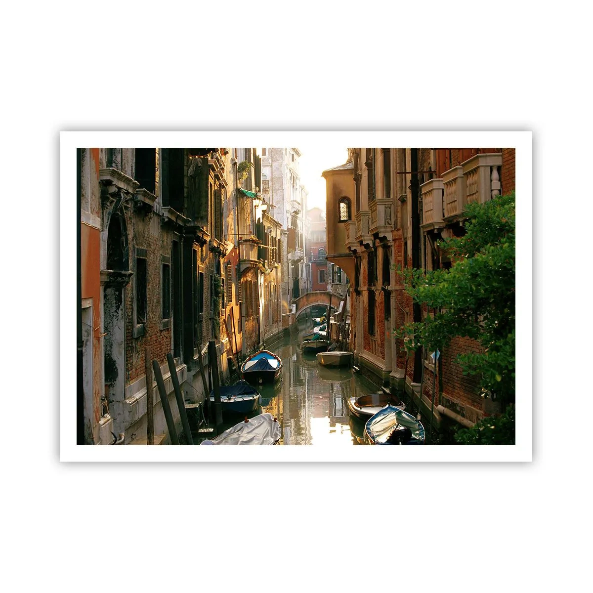 Poster - In een Venetiaans steegje - 100x70 cm