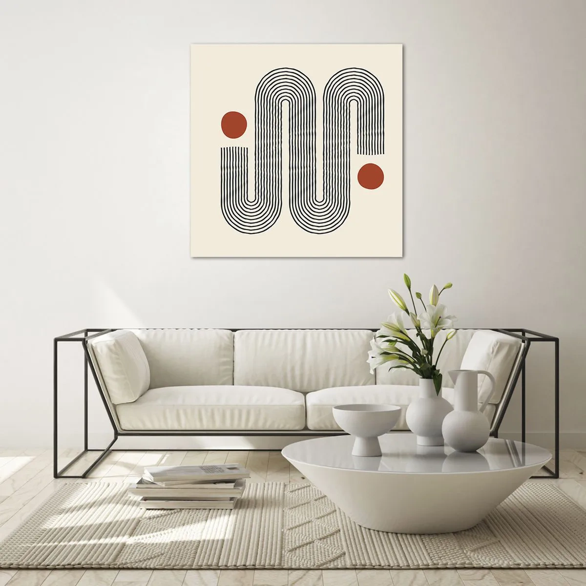 Schilderen op glas - Van het begin tot het eind - 70x70 cm