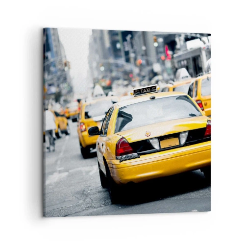 Schilderen op canvas - Alleen in deze stad - 50x50 cm