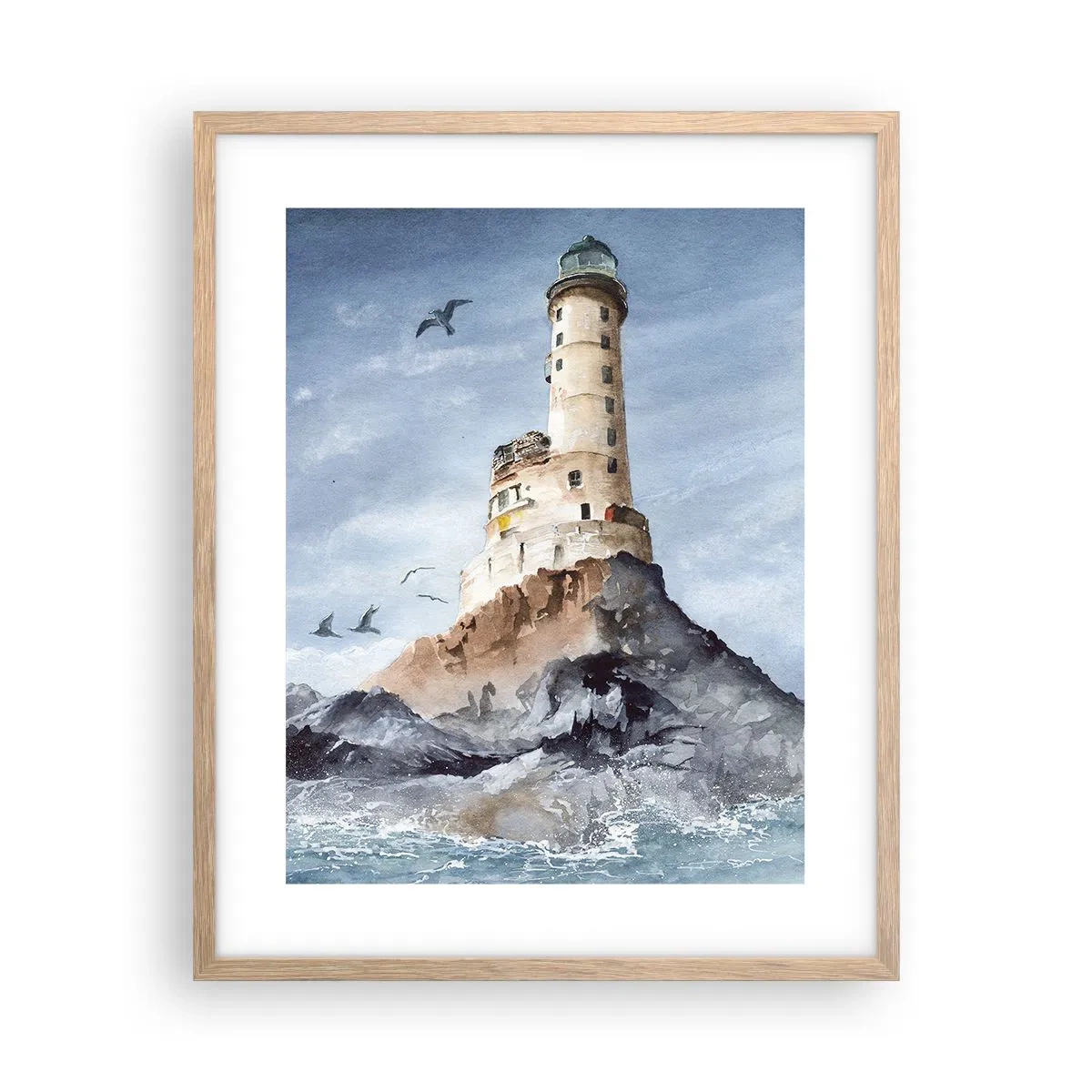 Een poster in een licht eiken lijst - Onoverwinnelijk - 40x50 cm