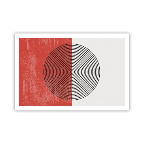 Poster - Op de kop geslagen - 91x61 cm