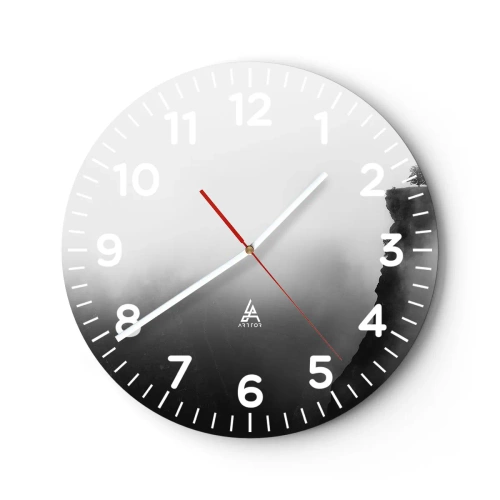 Wandklok - Klok - Aan de rand van de wereld - 40x40 cm