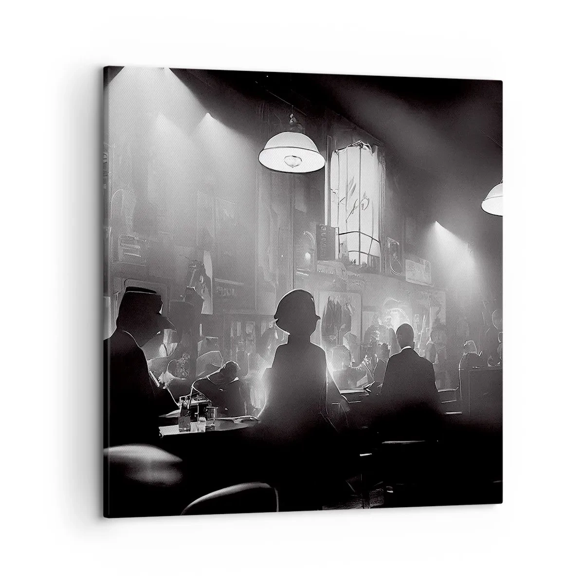 Schilderen op canvas - In jazz-sfeer - 50x50 cm