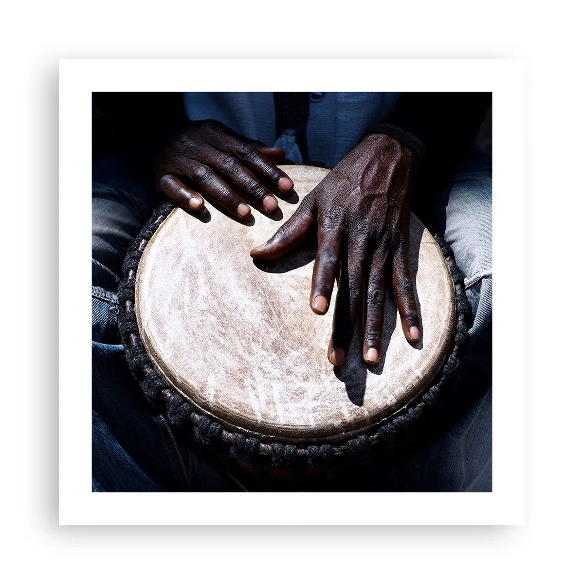 Poster - Leef in je eigen ritme - 50x50 cm