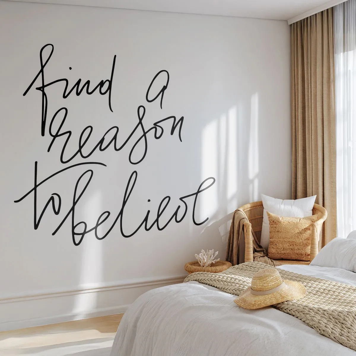 Fotobehang Premium Canvas - Het is mogelijk - Typografie, Bevestiging, Maxim - 450x315 cm