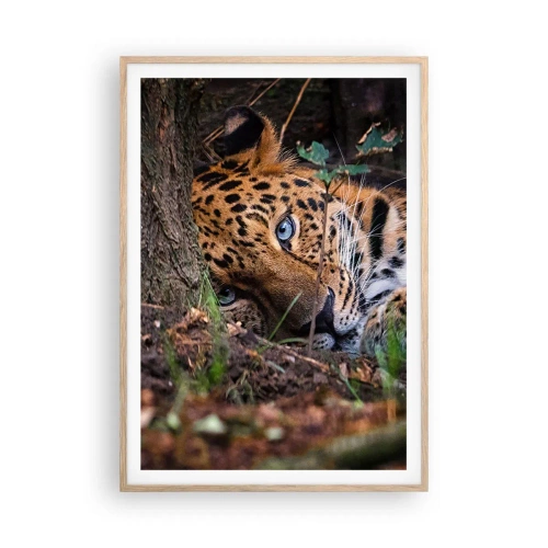 Een poster in een licht eiken lijst - Geloof me - 70x100 cm